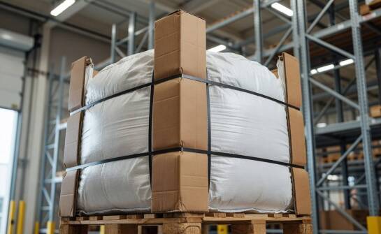 Jak kątowniki z tektury litej stabilizują palety z materiałem sypkim w workach Big Bag