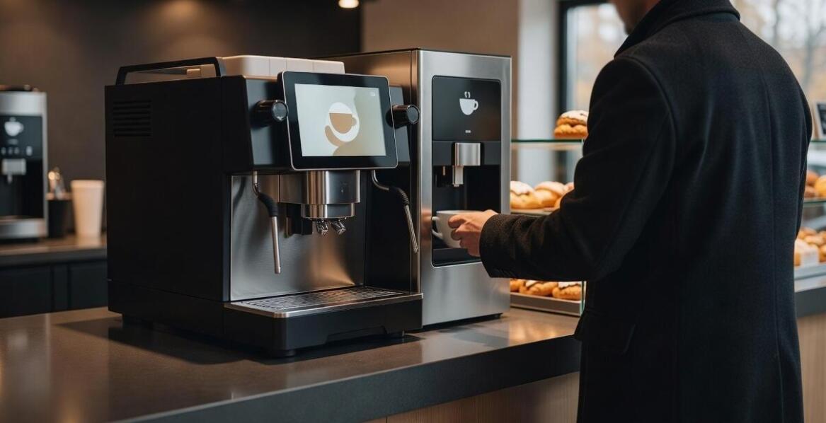 Widoczność ekspresu, kolejka i czystość — układ strefy bistro na stacji paliw