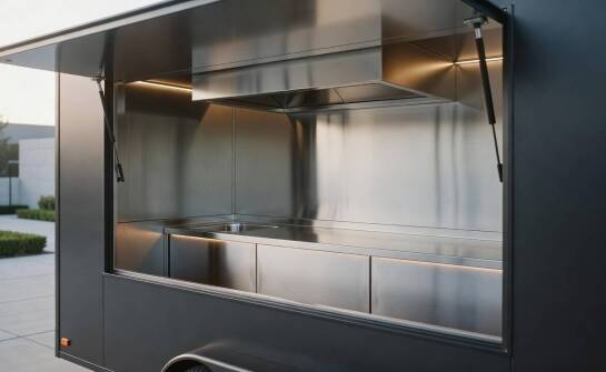 Jakie decyzje projektowe decydują o funkcjonalności przyczepy gastronomicznej ze stali nierdzewnej