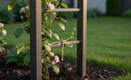 Jak metalowa pergola pomaga prowadzić róże pnące bez łamania delikatnych pędów