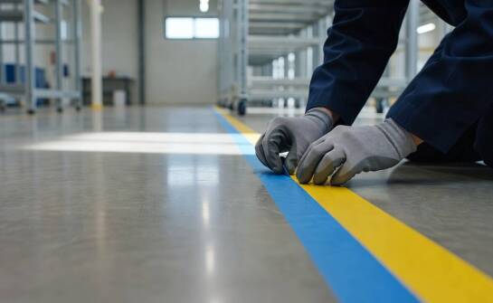 Jak planować precyzyjne maskowanie w hali produkcyjnej bez naruszania oznaczeń podłogowych
