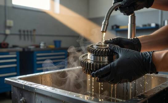 Jak myjka chemiczna usuwa olej z części i kiedy system biologiczny nie wystarcza