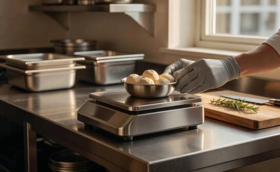 Kiedy akumulator w wadze gastronomicznej ma sens, a kiedy wystarczy zasilanie sieciowe