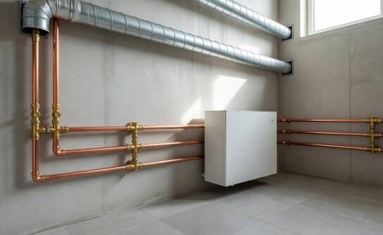 Jak zaplanować wspólny układ dla pompy ciepła, rekuperacji i instalacji wodno-kanalizacyjnej