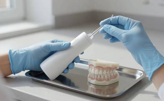 Kiedy płukanie strumieniem wody ma sens u pacjentów z implantami, aparatem i chorobą przyzębia