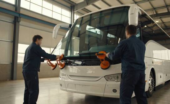 Od komunikacji miejskiej po autokary turystyczne — co różnicuje budowę i sposób osadzenia szyb autobusowych