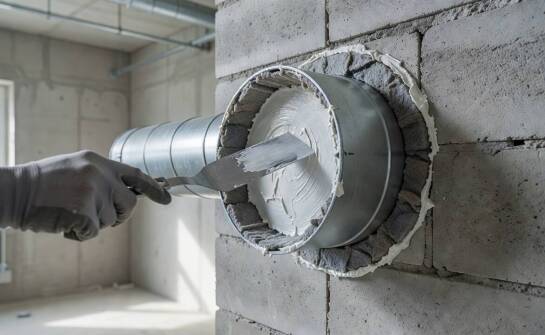Dlaczego zaawansowany mechanizm odcinający w wentylacji zawodzi bez prawidłowego uszczelnienia przejścia przez przegrodę