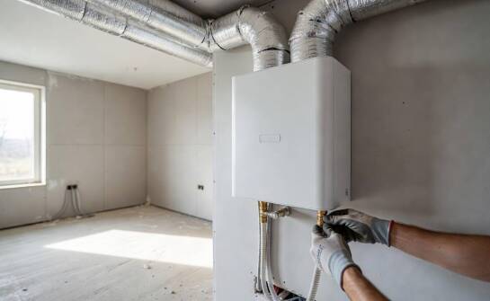 Fizyczny przebieg instalacji systemu odzysku ciepła — trasowanie kanałów, montaż centrali i regulacja strumieni powietrza