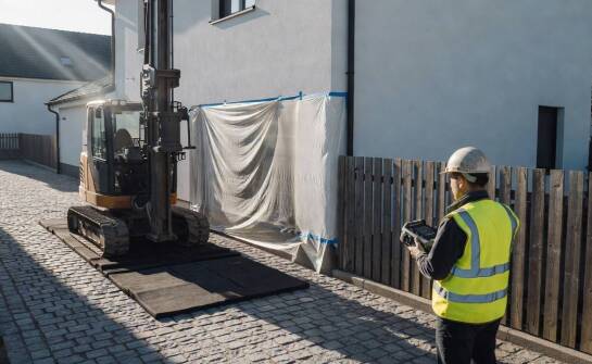 Gęsta zabudowa a wjazd ciężkiego sprzętu — jak zaplanować przestrzeń na prace wiertnicze