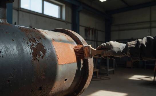 Mechanizm pasywacji stali i żeliwa podkładem na bazie minii w środowisku przemysłowym