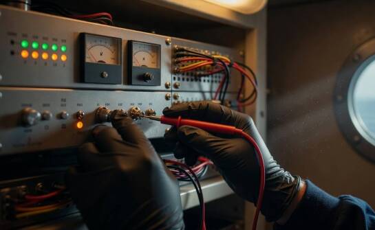 Zasilanie awaryjne pokładowych systemów łączności — diagnostyka i konserwacja rezerwowych źródeł energii