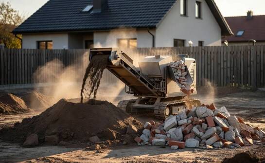 Zarządzanie urobkiem na małej działce — jak mobilna separacja frakcji redukuje konieczność wywozu materiału