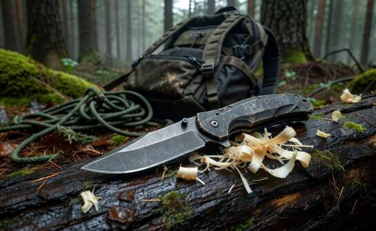 Militarne inspiracje w ekwipunku terenowym — użyteczność ciężkiego noża sprężynowego na biwaku i podczas działań ASG