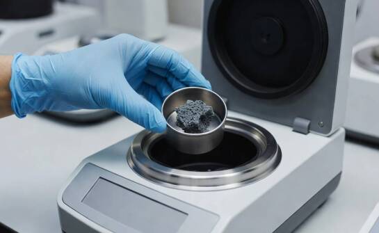 Pomiar gęstości rzeczywistej materiałów porowatych i proszków — mechanizm wypierania gazu w praktyce laboratoryjnej