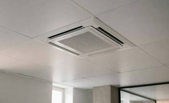 Klimatyzatory kasetonowe montowane pod stropem — dlaczego ukrycie urządzeń chłodzących wymaga odpowiednich warunków architektonicznych i technicznych