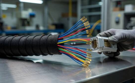 Architektura zasilania i sterowania — z jakich fizycznych elementów składa się przemysłowa wiązka elektryczna