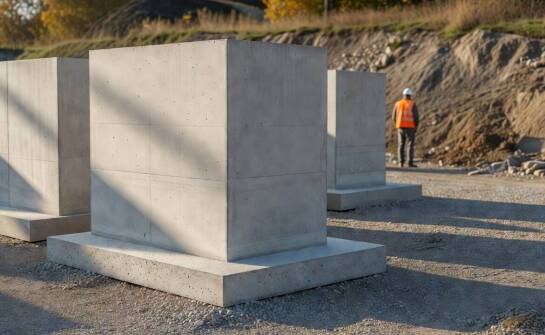Dobór geometrii dla prefabrykatów oporowych — od czego zależy wymiar stopy i grubość elementu pionowego