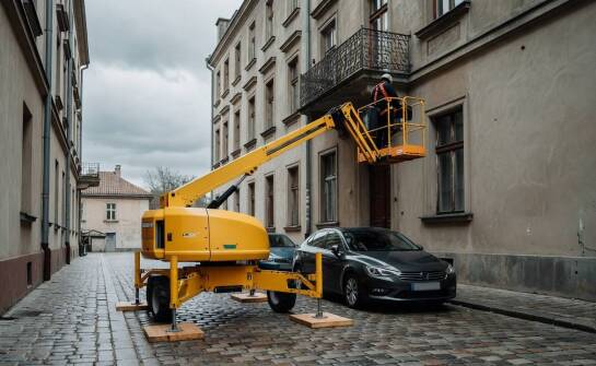 Przestrzeń robocza i zasięg boczny — jak ograniczenia terenu warunkują wybór między podnośnikiem koszowym a nożycowym