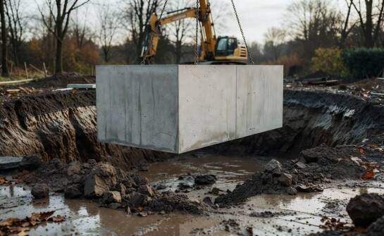 Prefabrykowany zbiornik a wylewanie betonu na działce — różnice w technologii, szczelności i czasie realizacji