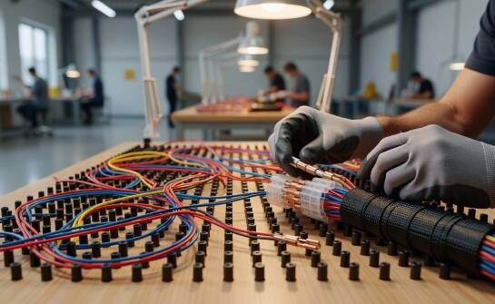 Od analizy schematu do finalnych testów — jak przebiega produkcja zaawansowanych wiązek kablowych dla przemysłu