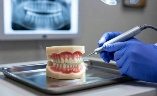 Jakie umiejętności dentysta rozwija na szkoleniu chirurgicznym przy ekstrakcjach i szyciu