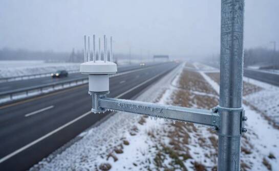 Dlaczego technologia pomiaru wiatru zmienia wiarygodność danych zimą w drogowych stacjach meteorologicznych