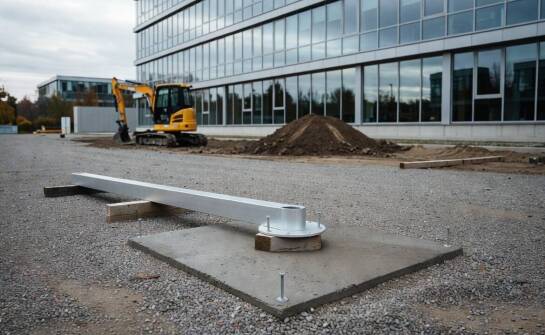Przygotowanie terenu pod ośmiometrowy maszt: podłoże, fundament i logistyka montażu