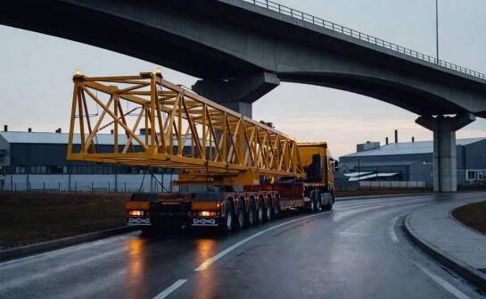 Kiedy przewóz żurawia staje się osobnym transportem ponadgabarytowym i co to zmienia w organizacji robót
