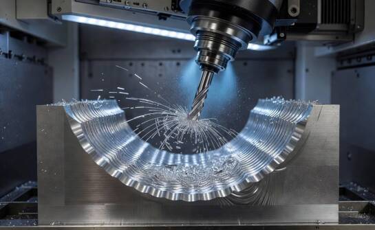 Dlaczego frezowanie 3- i 5-osiowe daje różny rezultat w aluminiowych formach termoformujących
