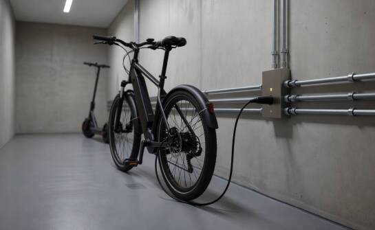 Ładowanie e-rowerów i e-skuterów w piwnicy — jakie ryzyka trzeba przewidzieć na etapie projektu