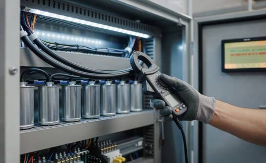 Montaż baterii kondensatorów w działającej firmie i późniejsza obsługa techniczna
