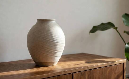 Ceramiczny wazon rękodzielniczy jako samodzielna dekoracja wnętrza — trwałość i pielęgnacja