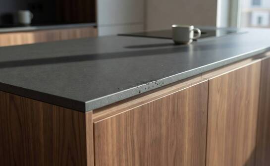 Jak codzienne użytkowanie po montażu ujawnia różnice między HPL, fornirem, spiekami i solid surface