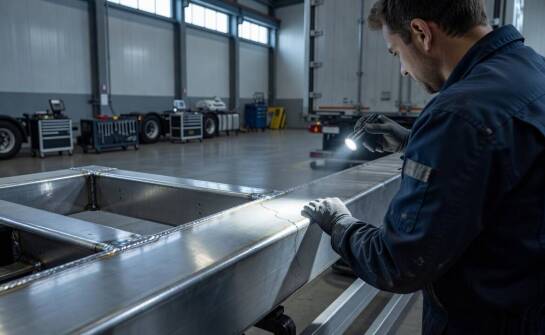 Kiedy naprawa spawana aluminiowych elementów naczepy i przyczepy ma sens, a kiedy lepsza jest wymiana