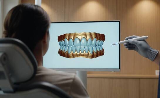 Jak skaner wewnątrzustny pokazuje zęby na ekranie i zamienia je w model 3D