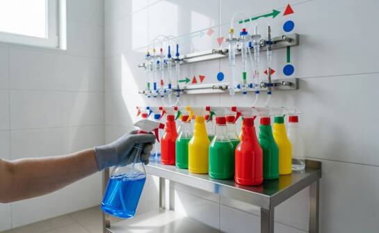 Jak rozdzielić dozowanie i magazynowanie chemii czyszczącej między biurem a halą