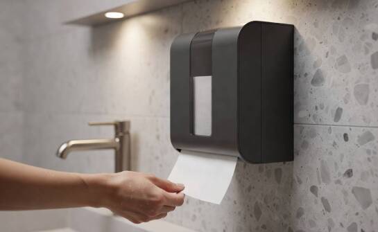 Jak podajnik papieru ogranicza dotyk i porządkuje kontrolę zapasu w placówkach medycznych i HORECA