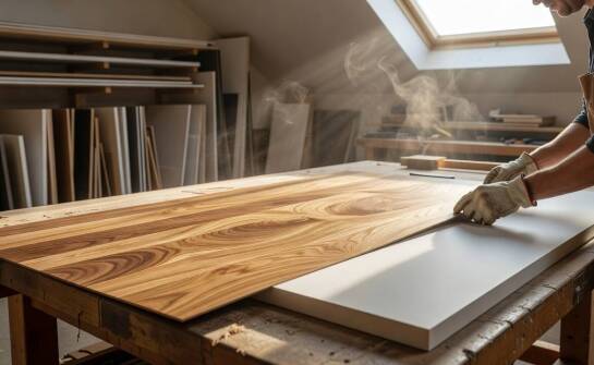 Dlaczego format i grubość HPL, forniru oraz Solid Surface decydują o odpadach