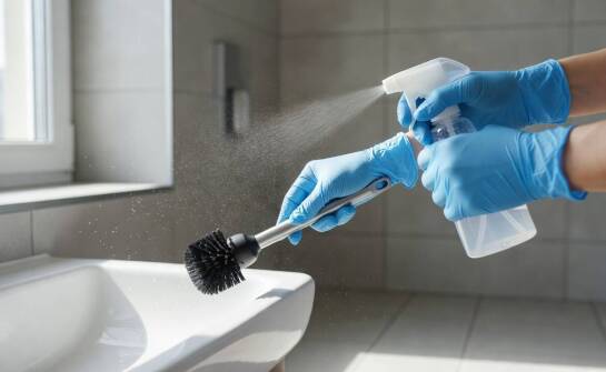 Jak ograniczyć przenoszenie skażeń przez szczotkę WC w toaletach o dużej rotacji