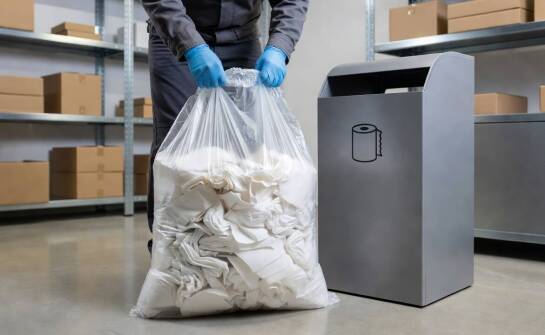 Jak obieg zamknięty zmienia zarządzanie zużytymi ręcznikami papierowymi w obiektach B2B