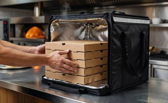 Jak dobrać torbę do pizzy pod liczbę pudełek, trasy i izolację