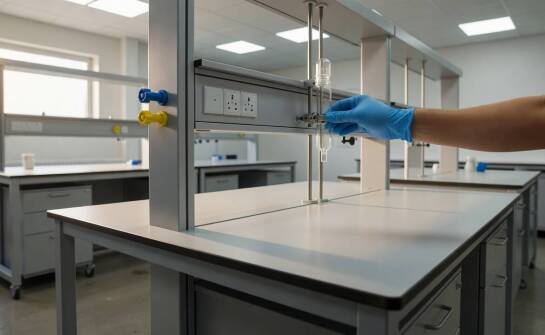 Jak modułowa zabudowa laboratorium wspiera bezpieczeństwo, media i przyszłą rozbudowę stanowisk