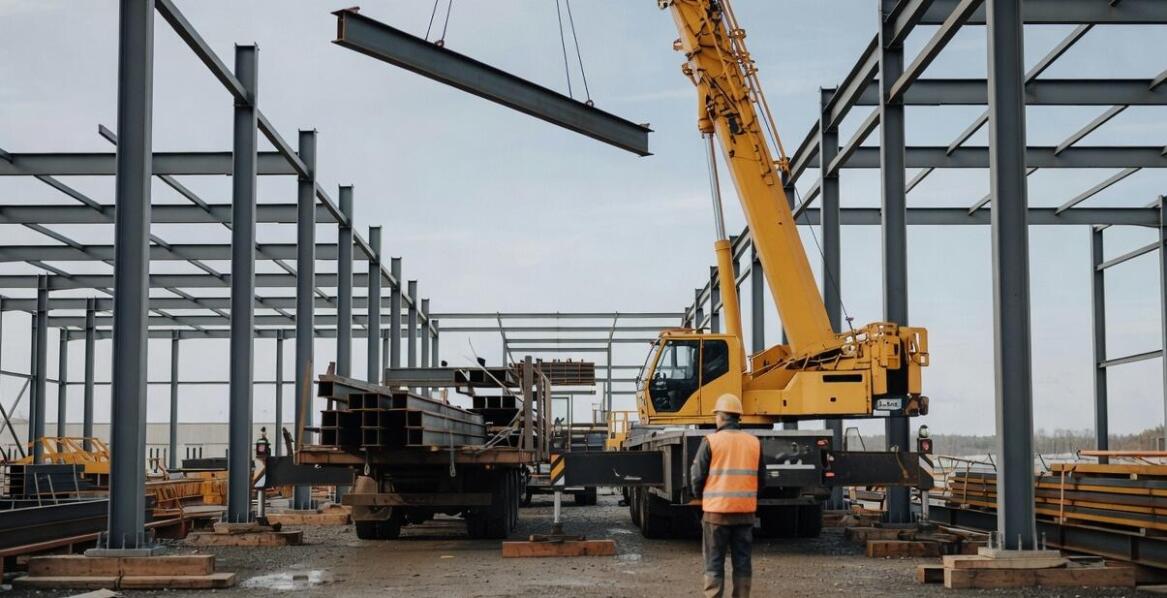 Jak zaplanować pracę żurawia na zatłoczonym placu inwestycji przemysłowej w Legnicy
