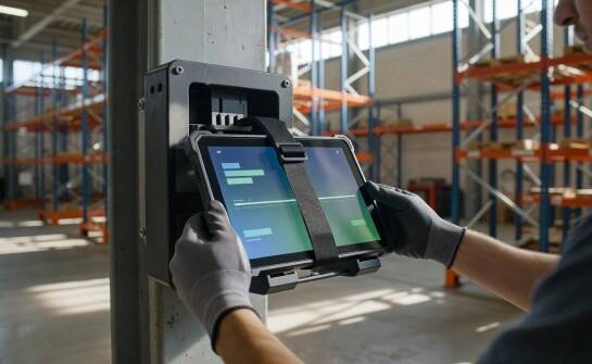 Jak osprzęt zmienia użyteczność przemysłowego tabletu w magazynie i produkcji