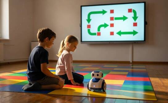Monitor interaktywny w zajęciach z robotem edukacyjnym — jak utrzymać porządek pracy