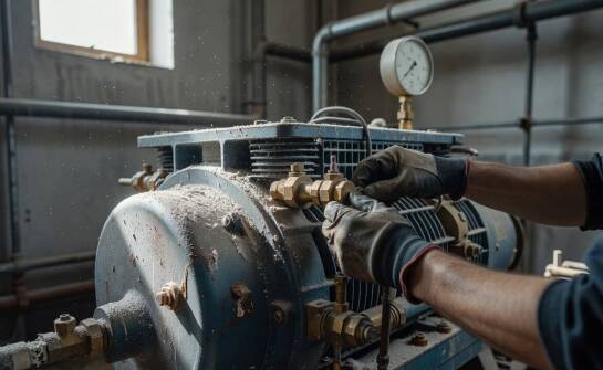Jak pył technologiczny i zasolenie zmieniają diagnostykę sprężarek w zakładach na Pomorzu