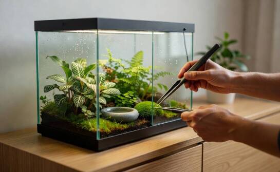 Akcesoria, które ułatwiają karmienie, obserwację i sprzątanie terrarium