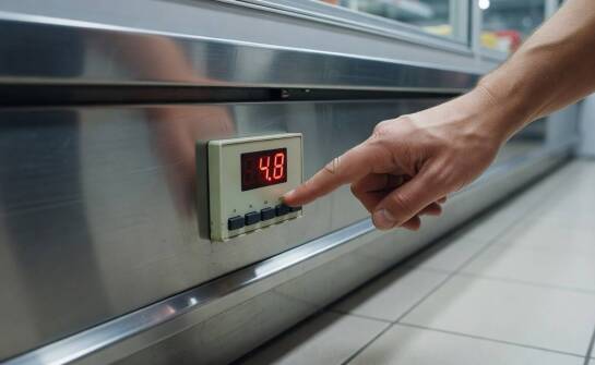Jak poruszać się po menu parametrów IR32 w starszych meblach chłodniczych