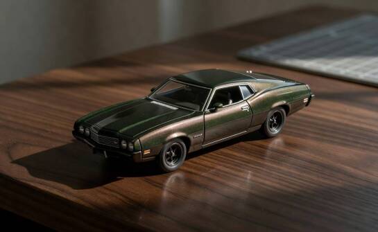 Dlaczego w miniaturze Gran Torino 1972 ważniejsza od koloru jest linia dachu i przodu