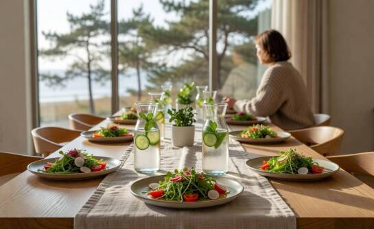 Jak restauracja w pensjonacie układa wyżywienie dla grup wellbeing i warsztatów nad morzem